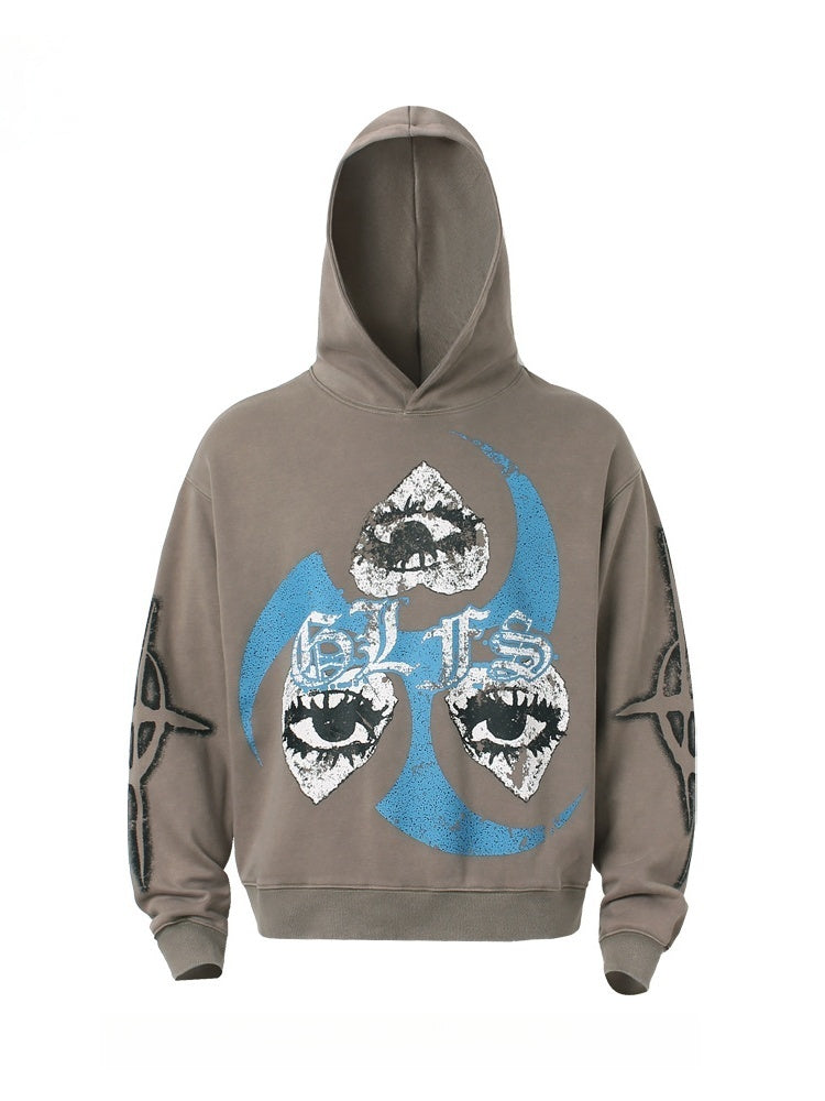 Liber Autumn Neutral wear Printed Letter Sweatshirts&Hoodies