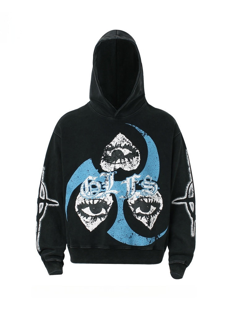 Liber Autumn Neutral wear Printed Letter Sweatshirts&Hoodies