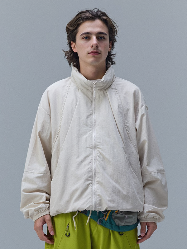 Water-repellent Oversize Folding Hooded Windbreakers