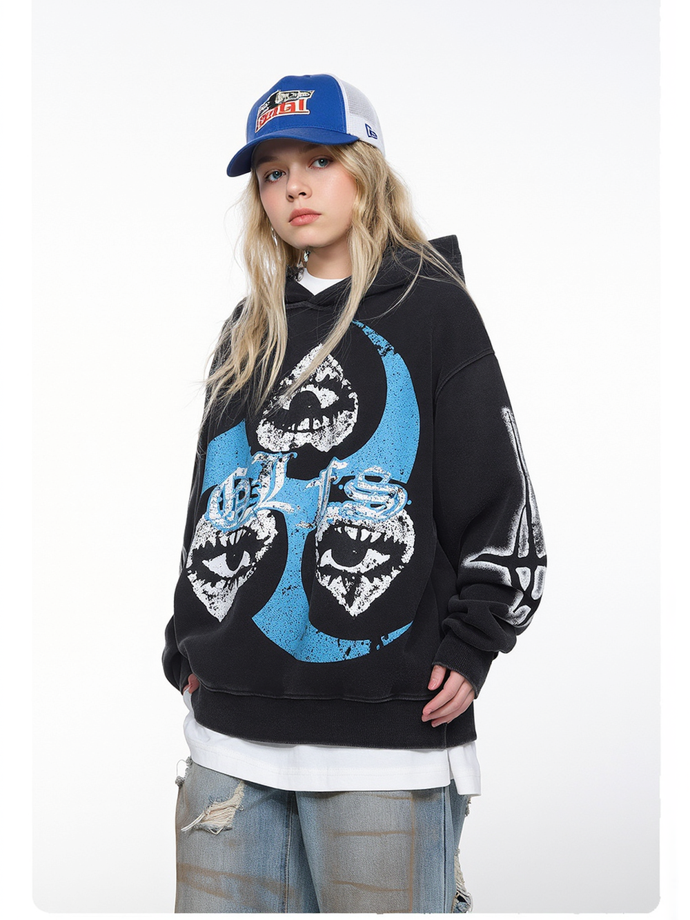 Liber Autumn Neutral wear Printed Letter Sweatshirts&Hoodies