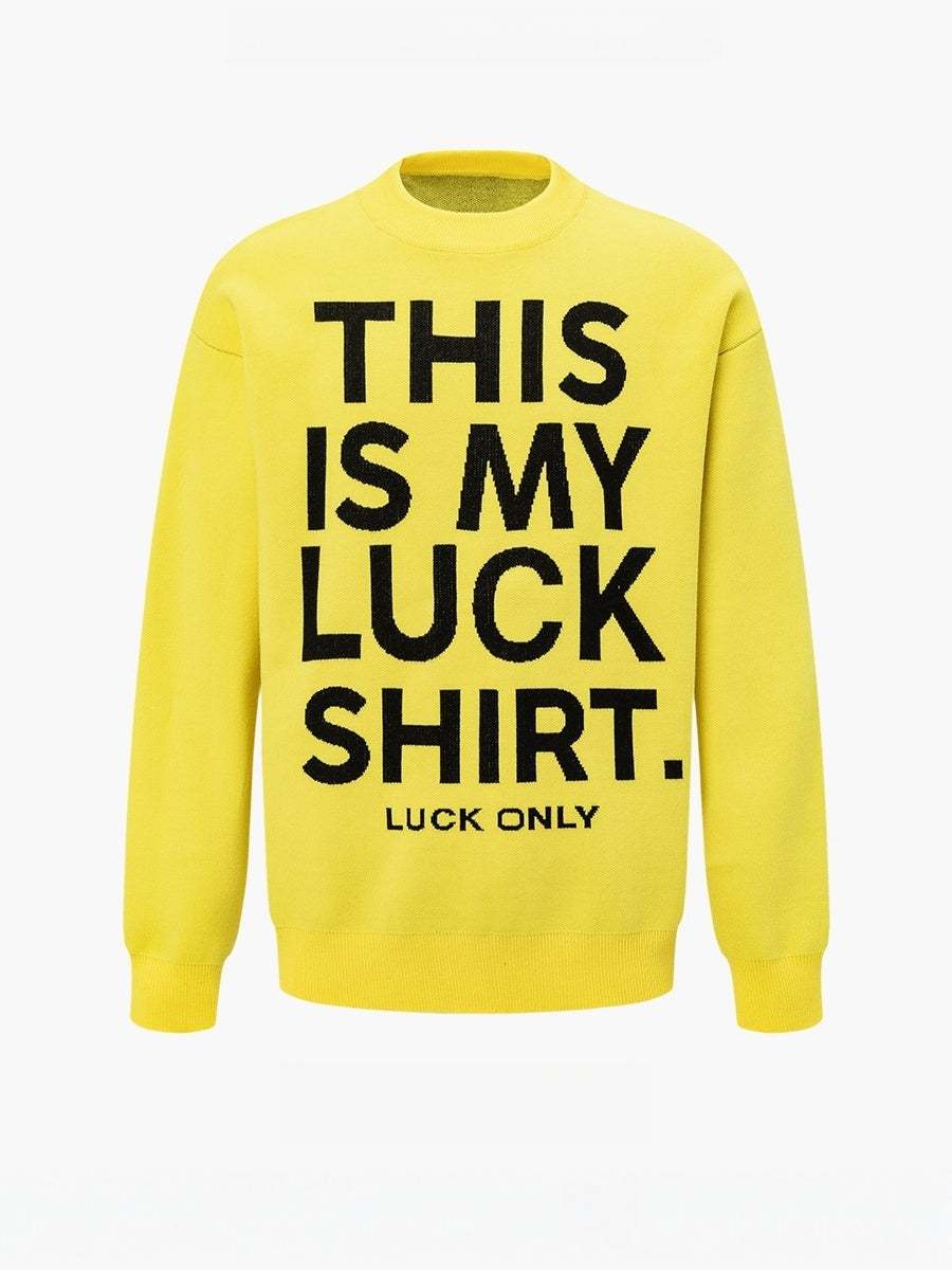 Loose Letter American Lucky Sweaters