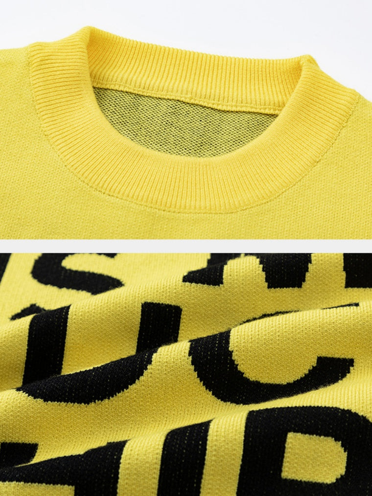 Loose Letter American Lucky Sweaters