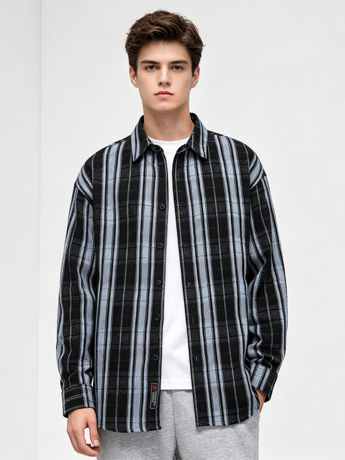 Stripes Plaid Shirts