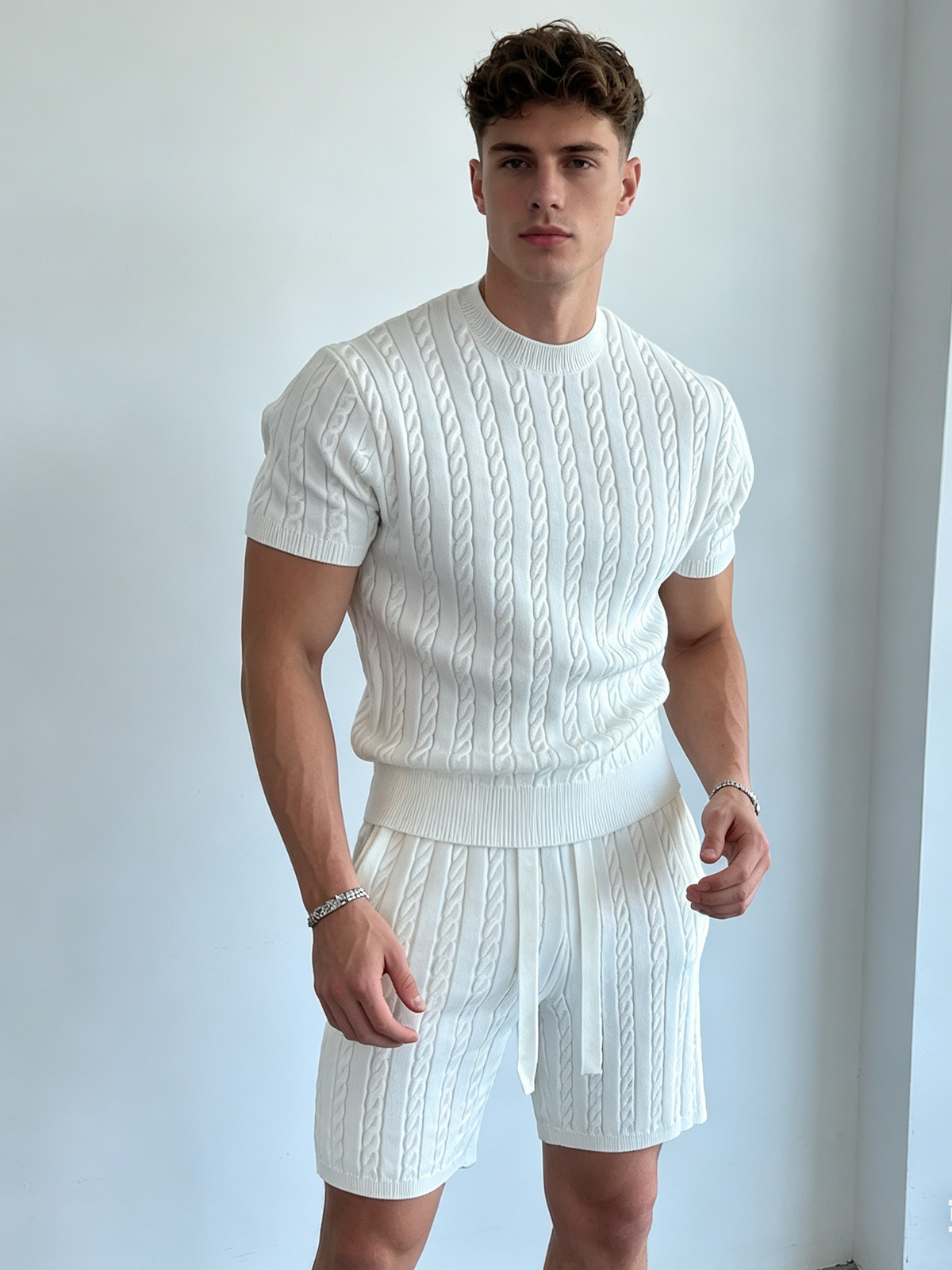 Knitting Sports 2-piece Sets Set