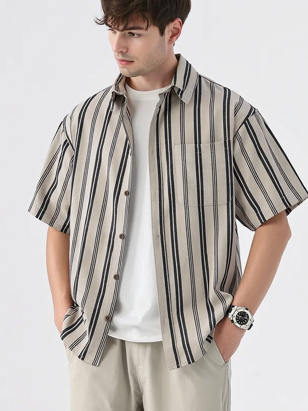 Classic Stripes Breathable Shirts