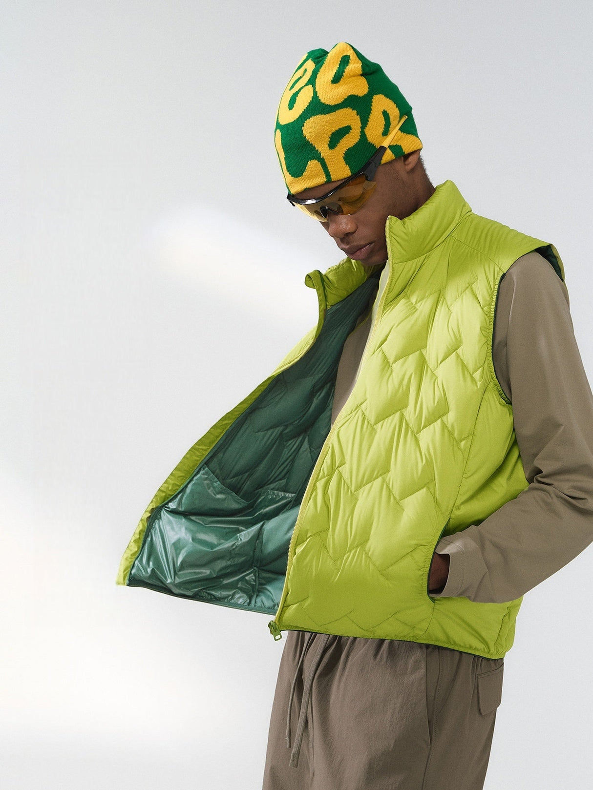 Dandelion Lightweight Storage 90 Velvet Keep Warm Vest Jacket Down Vest