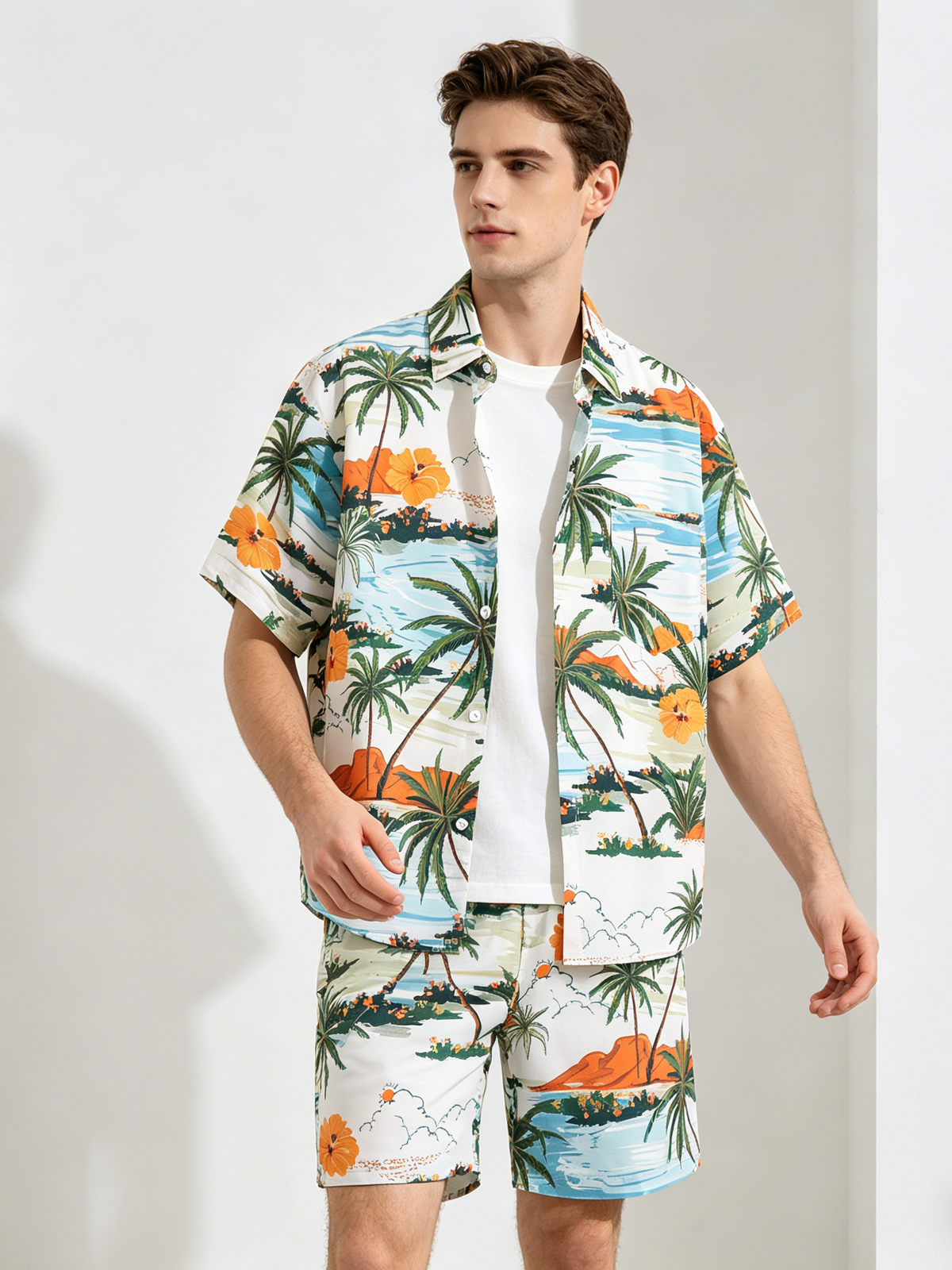 Hawaii Ins Loose-fit Beach Set 2-piece Sets