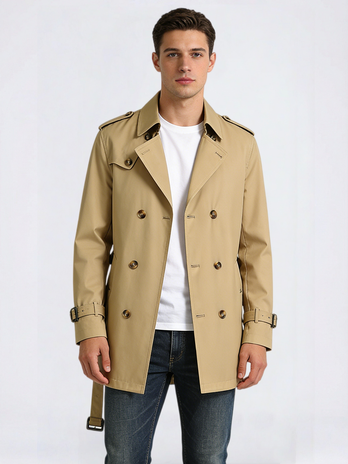 Medium And Long Non-iron Trench Coats