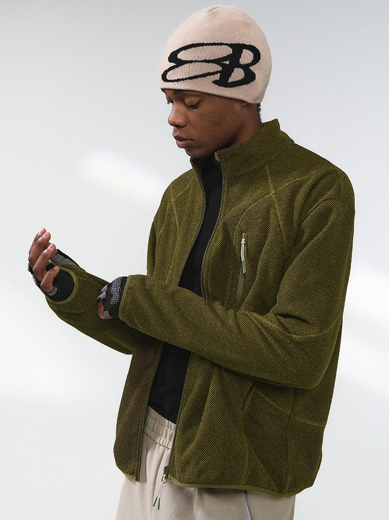 Stand Collar Outdoor Plush Sports Jacket