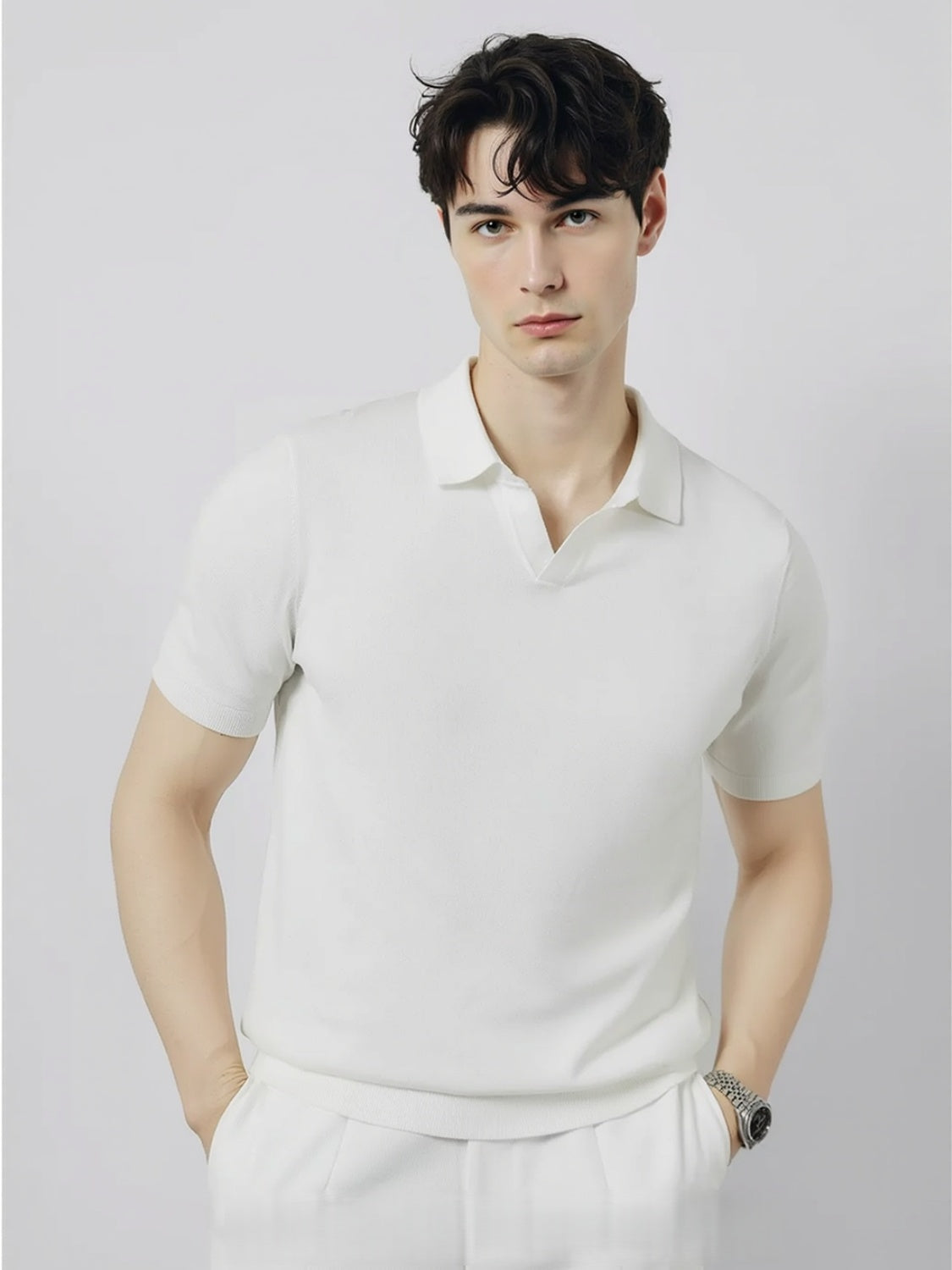Old Money Style Slim-fit Polo Shirts