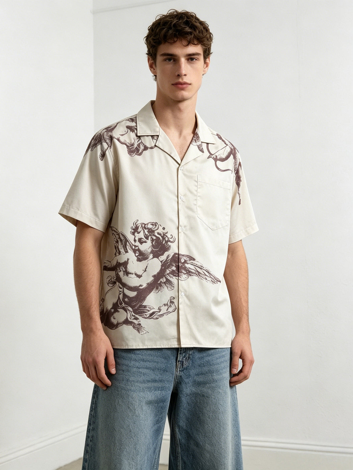 Renaissance Cuban Territory Satin Shirts