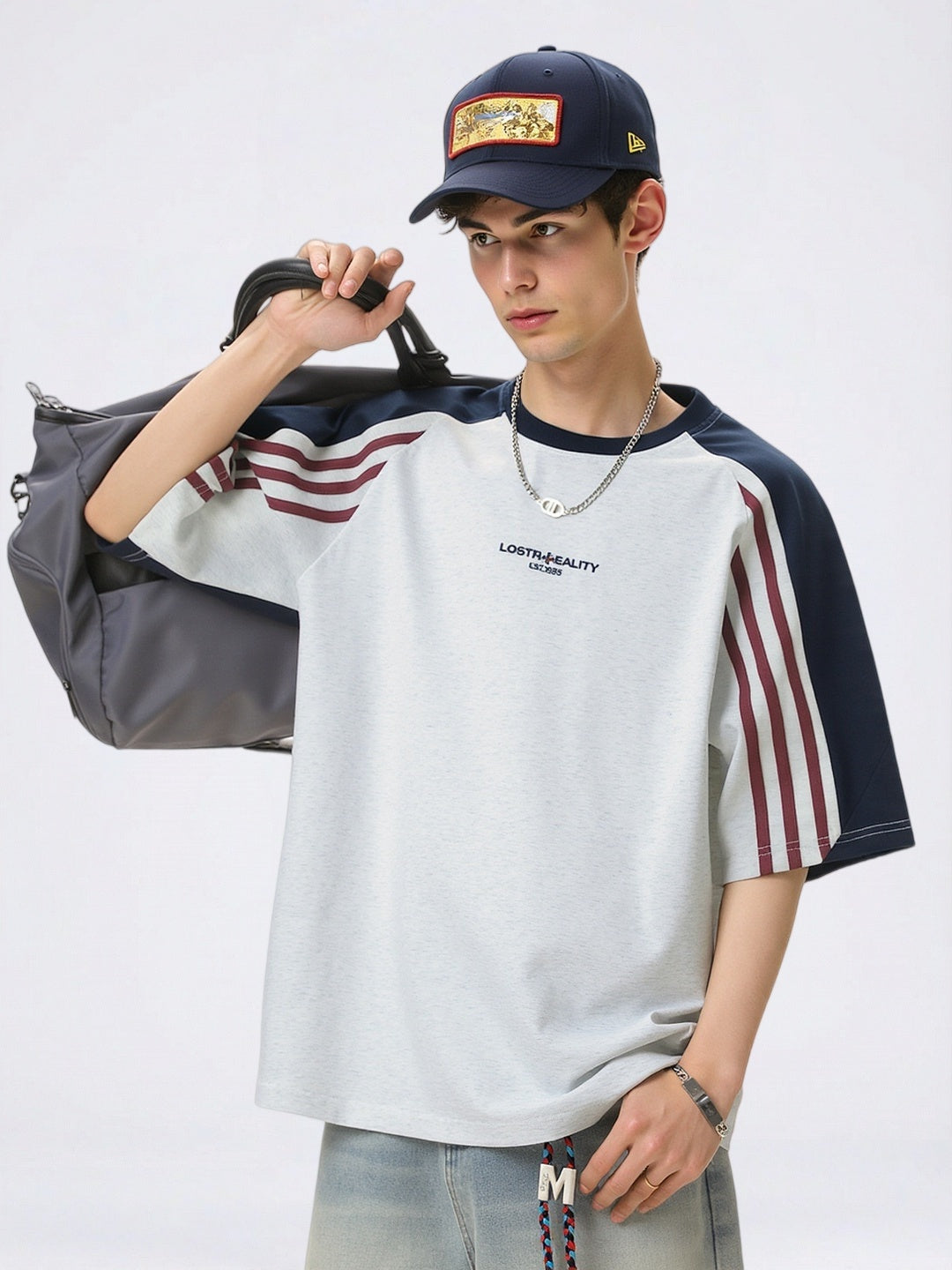 Color-blocked Ins Patchwork T-shirts