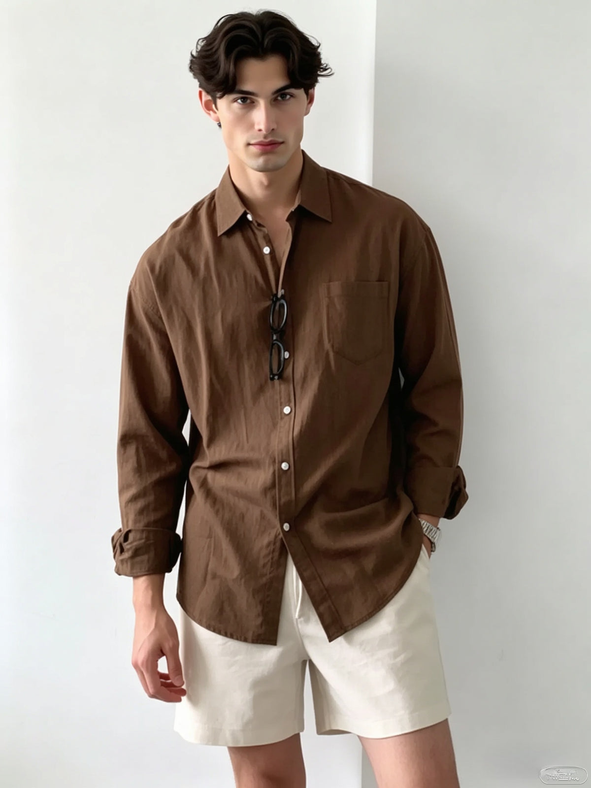 Breathable Flax Loose-fit Sunscreen Shirts