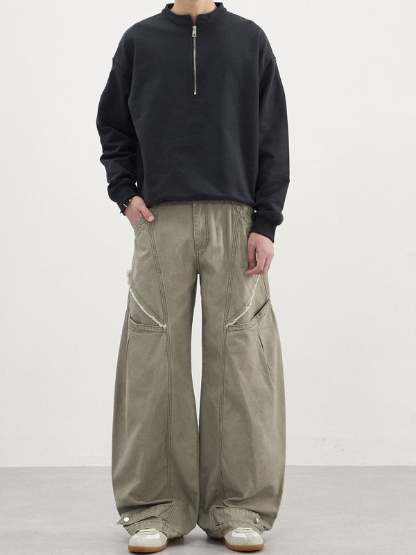 Baggy Profile Scimitar Cargo Trousers