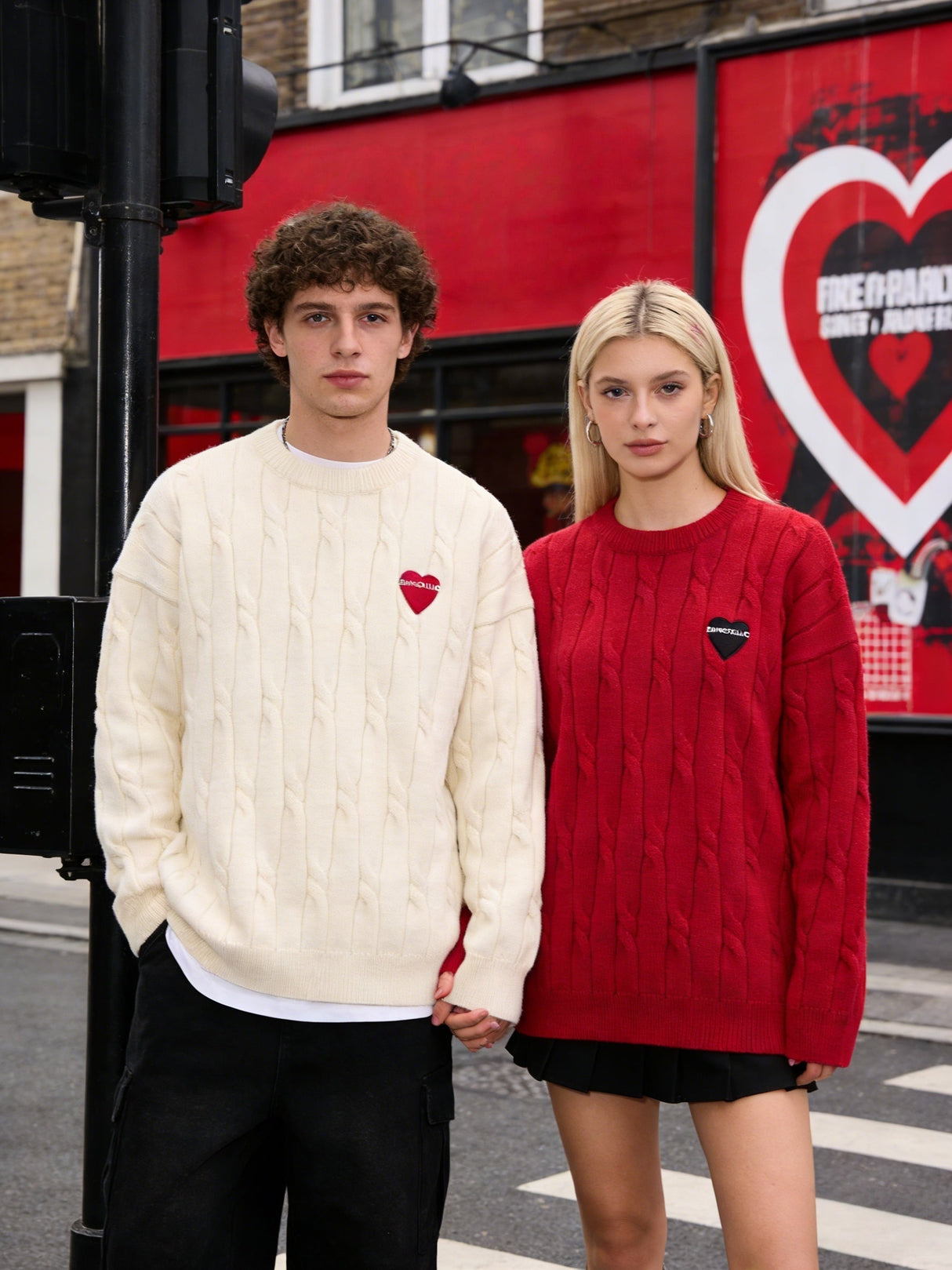 Valentine Gift Red Love Sweaters