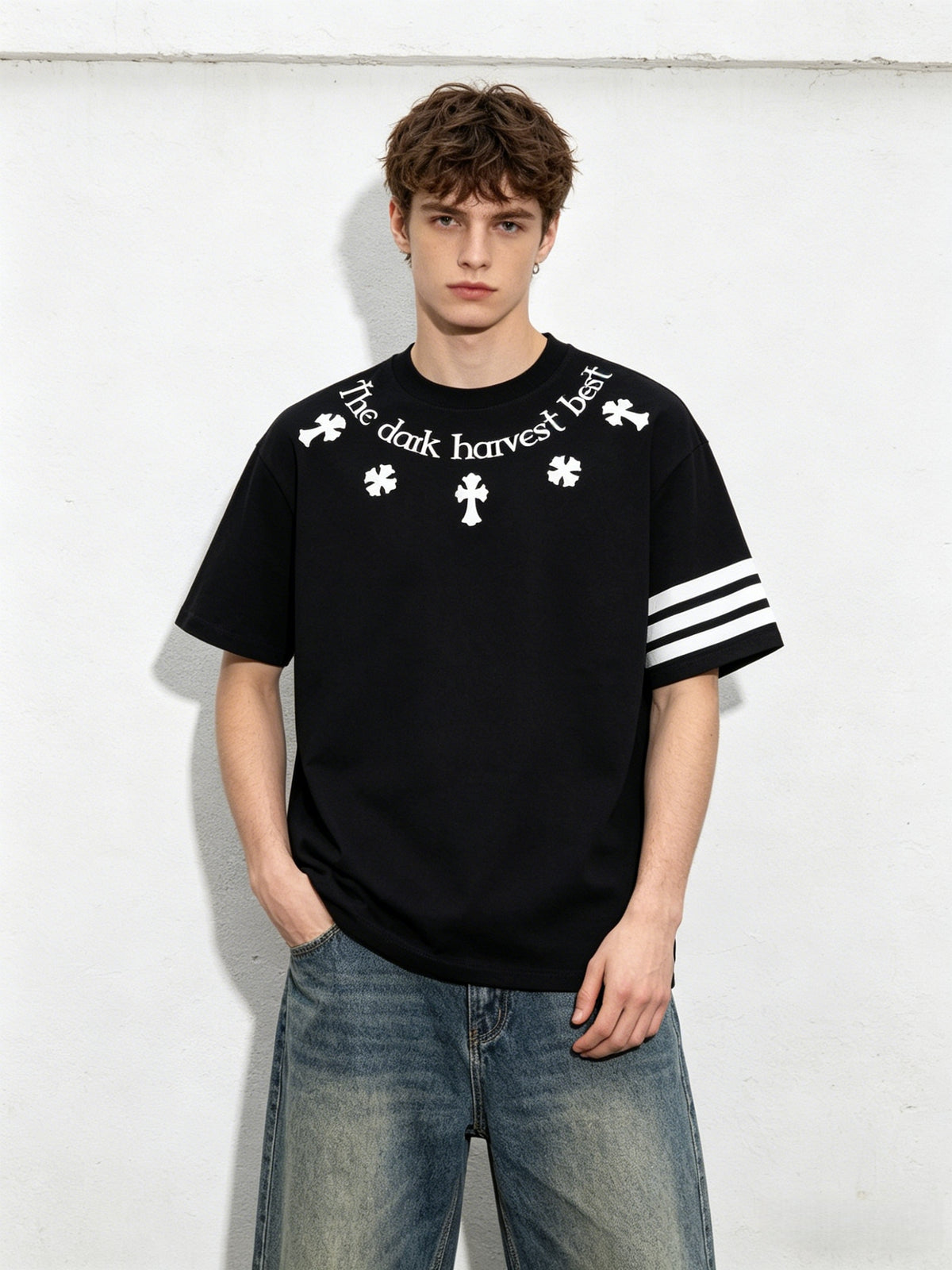 Cross Printed INS T-shirts