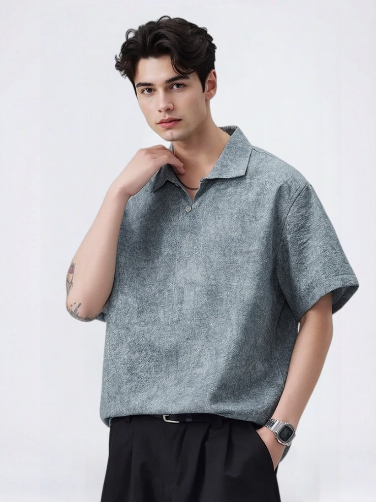 Leisure Loose-fit Retro Polo Shirts