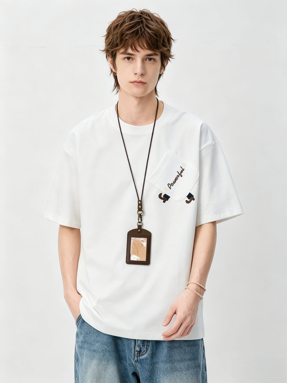 Embroidery Loose-fit T-shirts