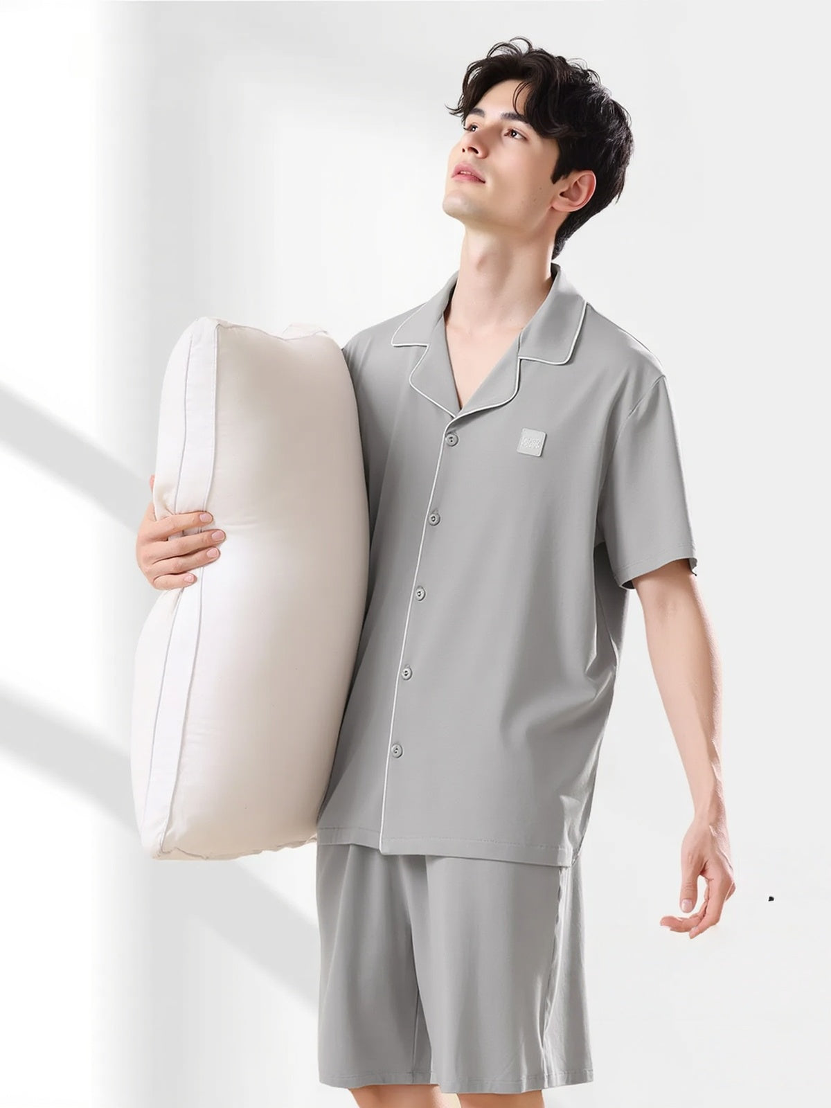 Lightweight Loose-fit Breathable Can Be Worn As Outerwear Loungewear Set 2-piece Sets