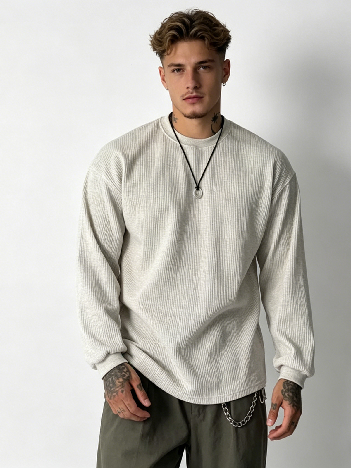 Slim-fit Leisure Sweatshirts&Hoodies