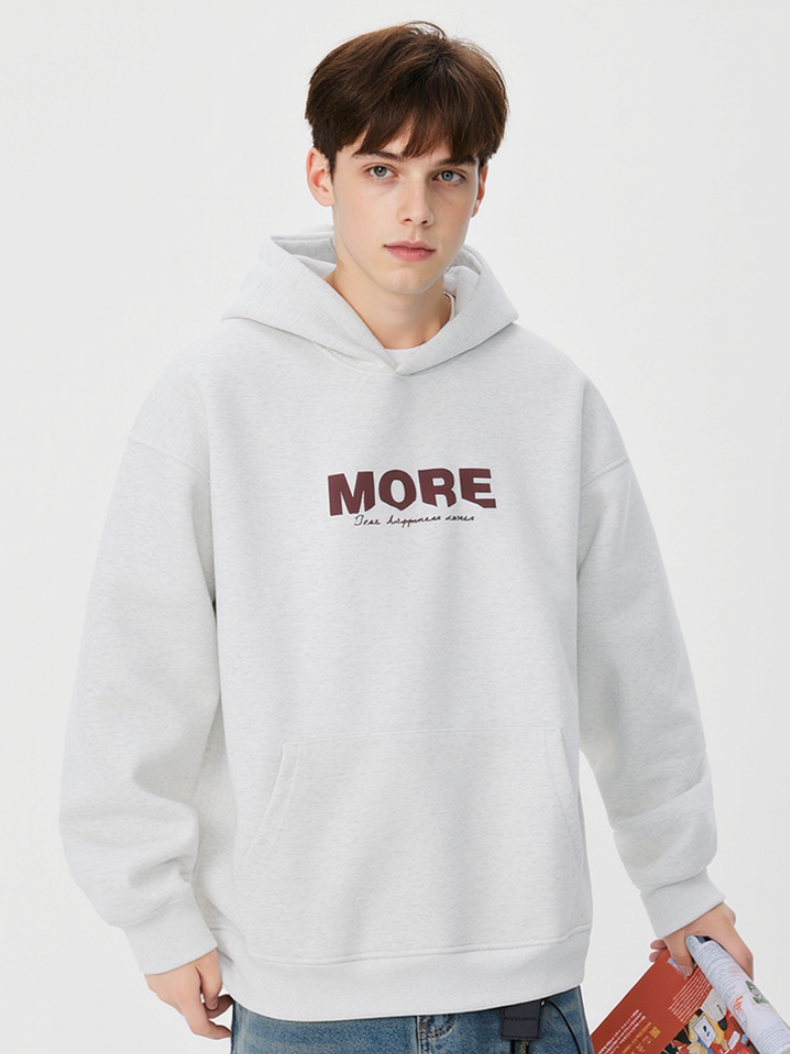 Letter Print Hooded Sweatshirts&Hoodies