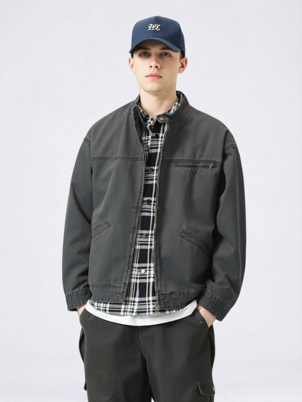 Retro Loose-fit Denim Jacket