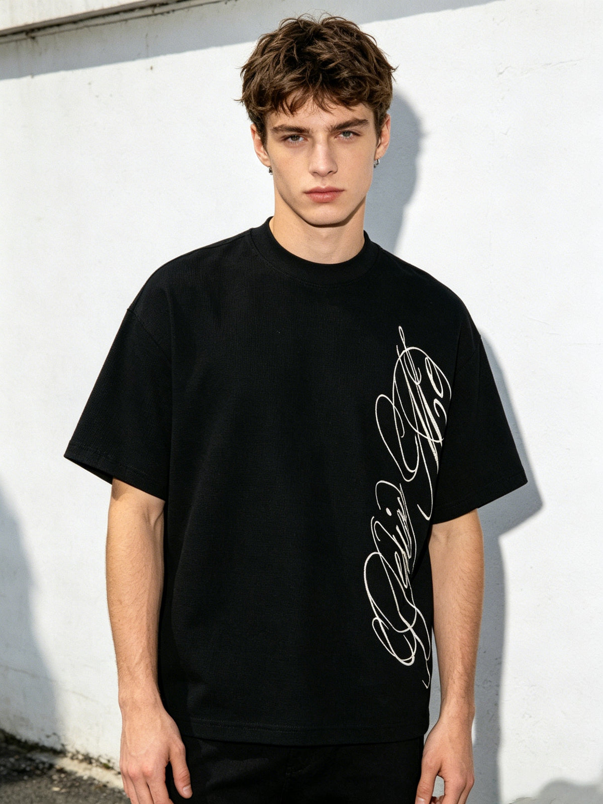 Simplicity Letter Printed T-shirts