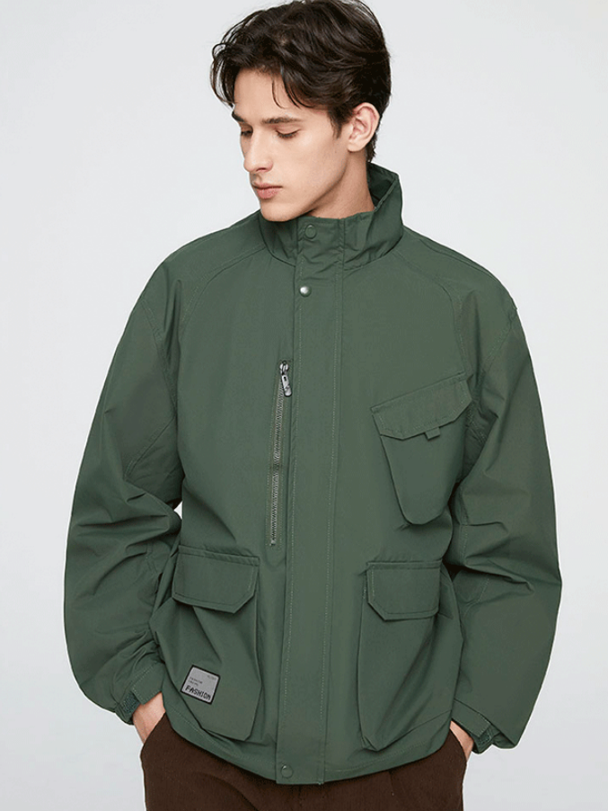 All-match Trend Sports Outdoor Leisure Multiple Pockets Work Jacket