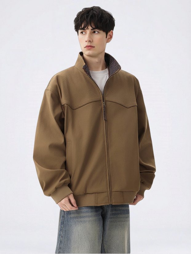 Cleanfit Plaid Patchwork Jackets