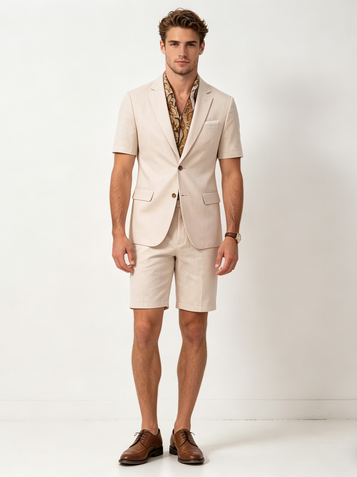 Leisure Gentleman Suit 2-piece Sets Set