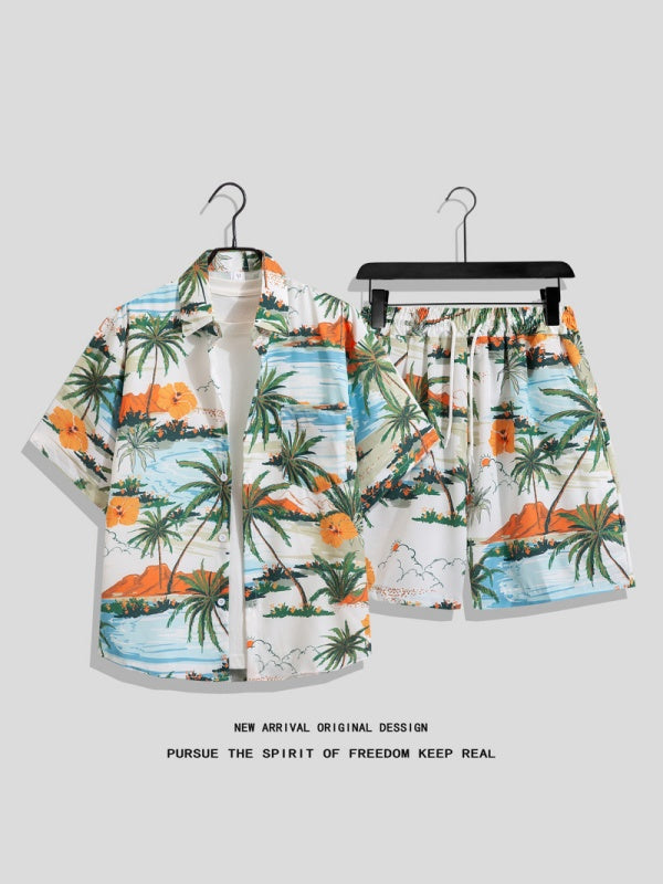 Hawaii Ins Loose-fit Beach Set 2-piece Sets