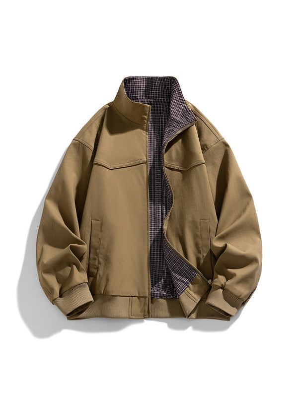 Cleanfit Plaid Patchwork Jackets