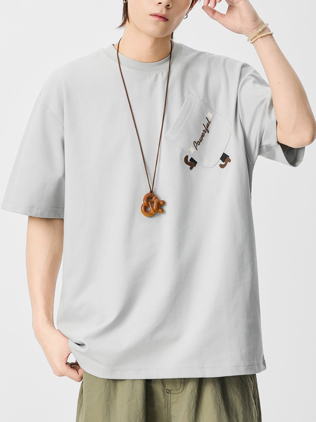 Embroidery Loose-fit T-shirts