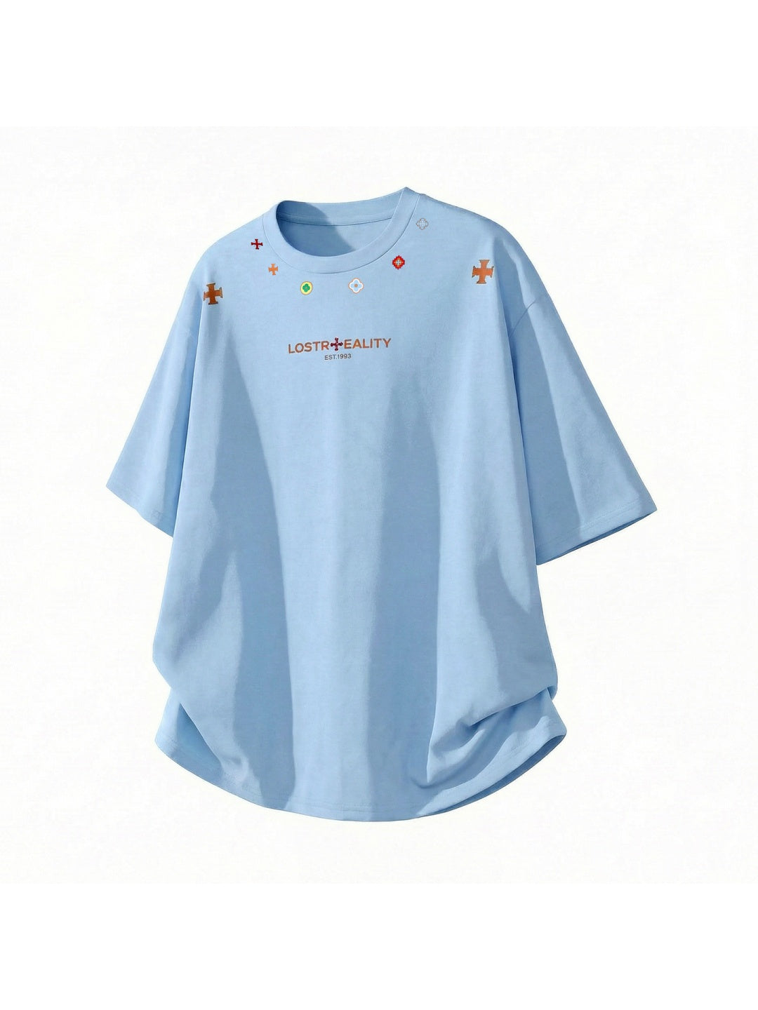 Ethnic Style Color Printed T-shirts