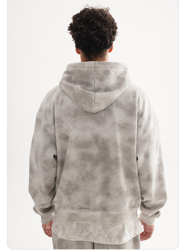 Old Style Cardigan Zipper Fleece Sweatshirt