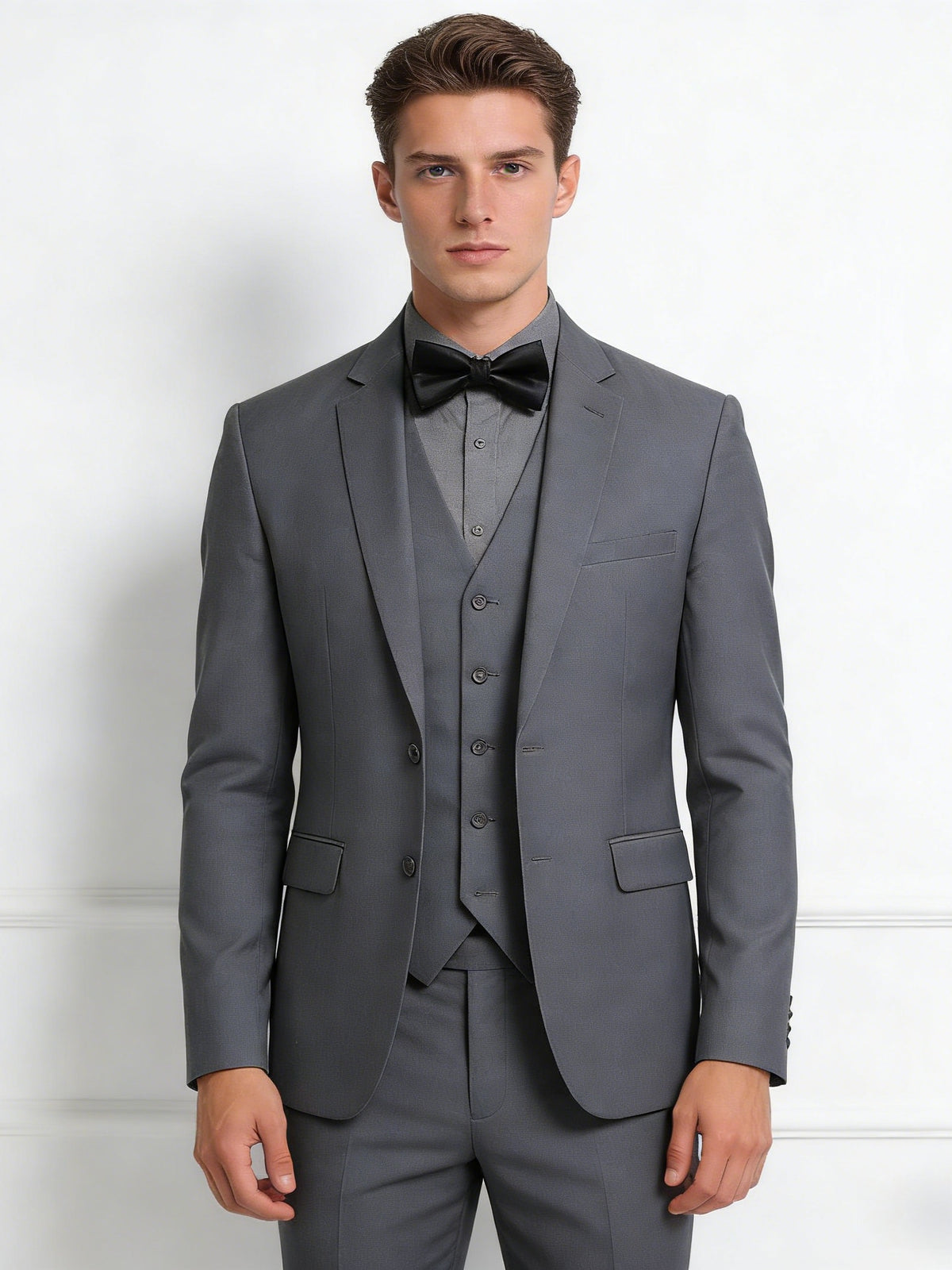 Business Leisure Suit Slim-fit Set 3-piece Sets