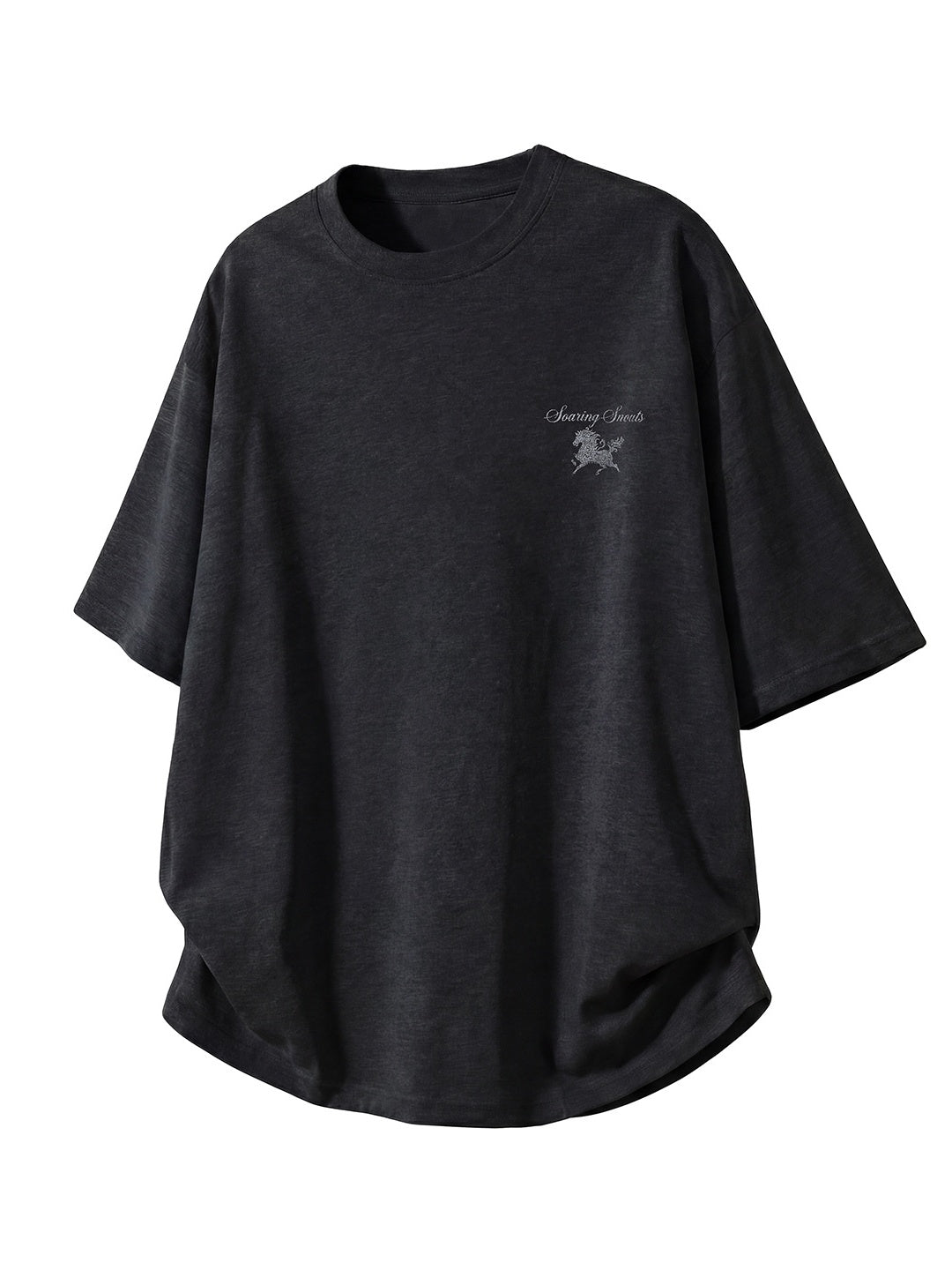 Retro Color-blocked Printed T-shirts