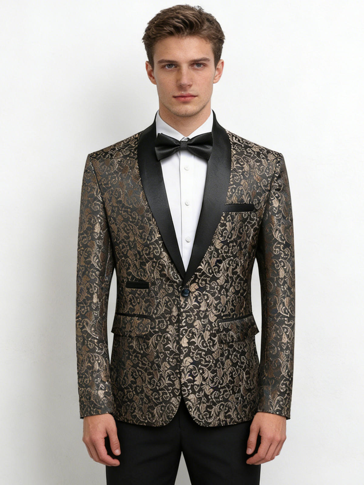 Leisure Jacquard Suit Set 2-piece Sets
