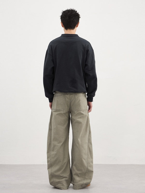 Baggy Profile Scimitar Cargo Trousers