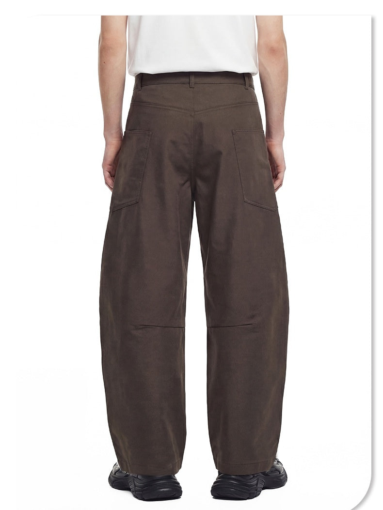 Retro Wide-leg Machete Cargo Trousers