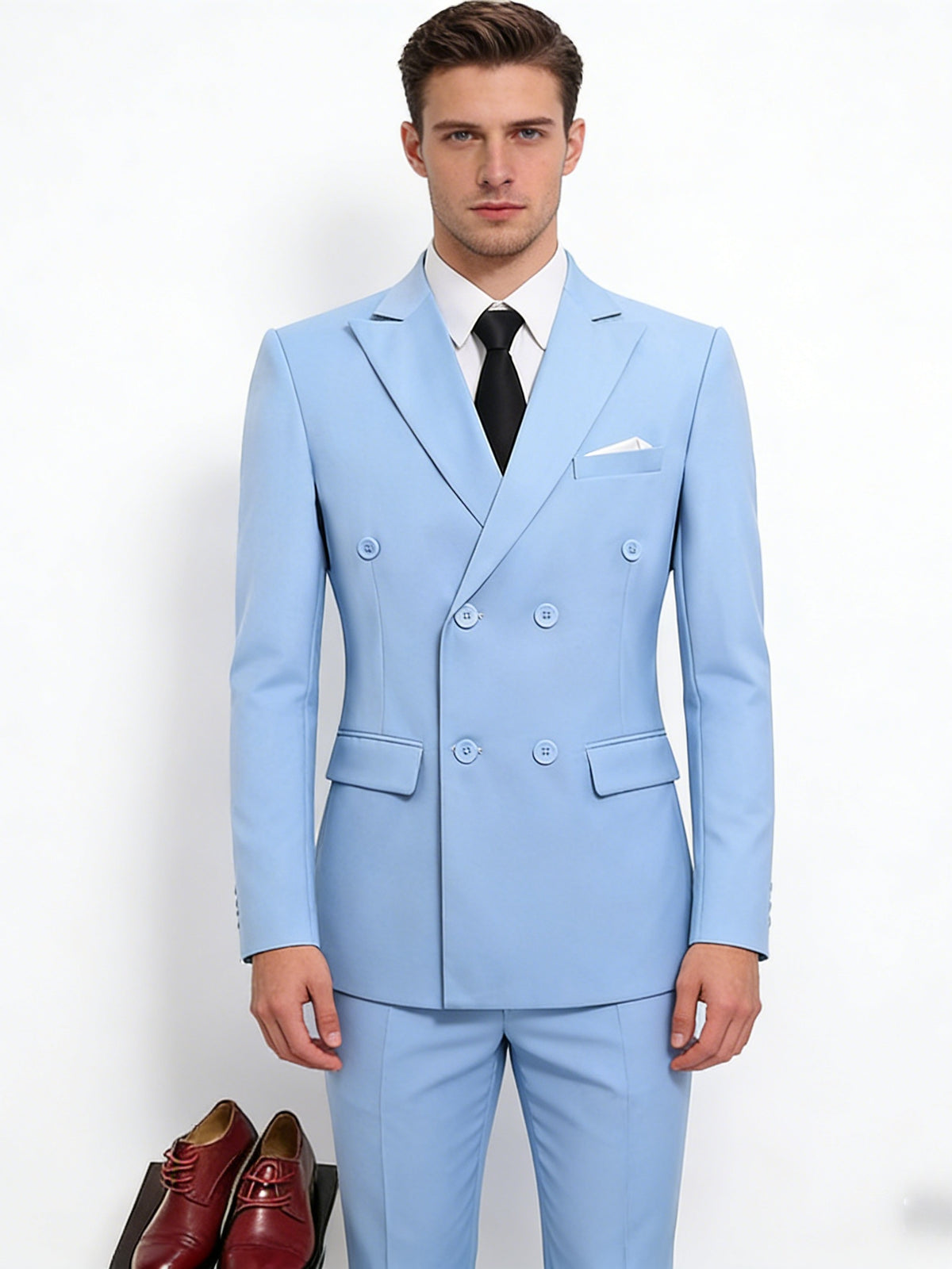 Business Slim-fit Suit Set 2-piece Sets