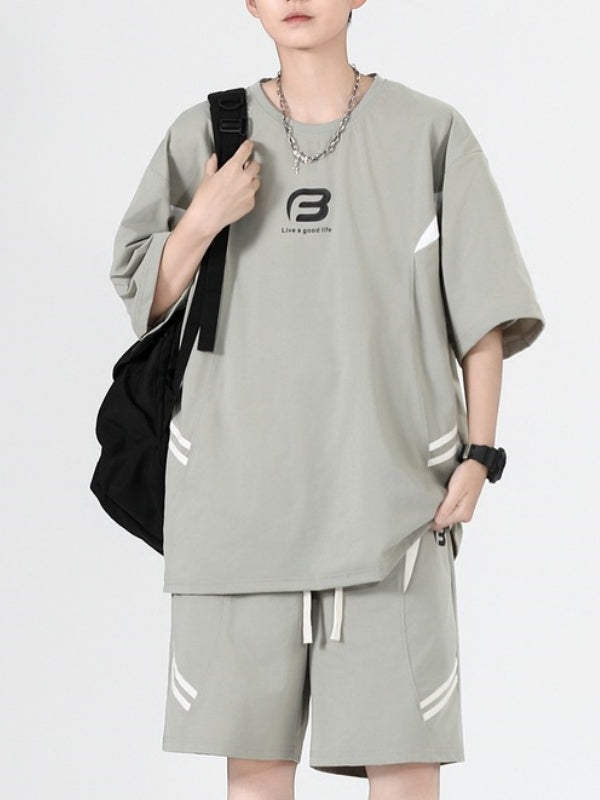 Leisure Loose-fit Sports 2-piece Sets Set