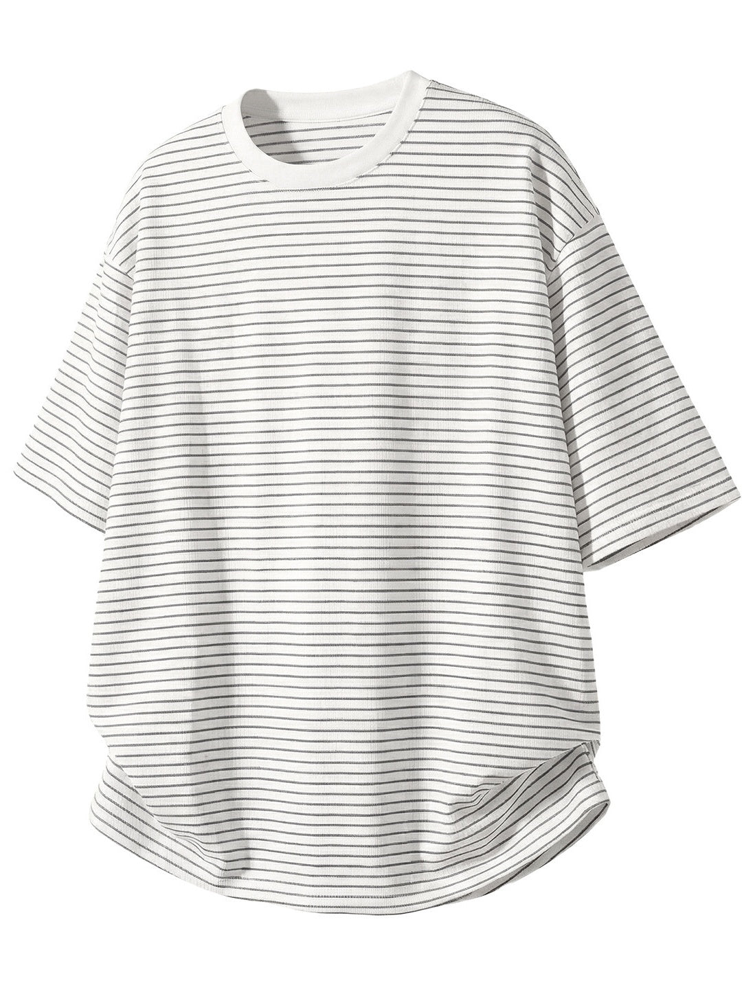 Simplicity Black And White Stripes T-shirts
