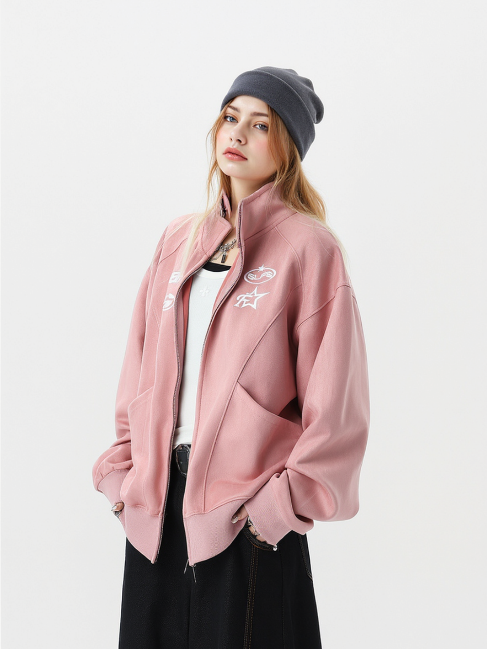 Neutral wear Multiple pockets Jackets