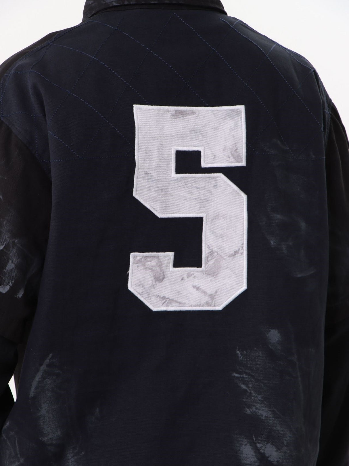 Wasteland Style American Jersey Fake Two Pieces Embroidery Polo Shirt