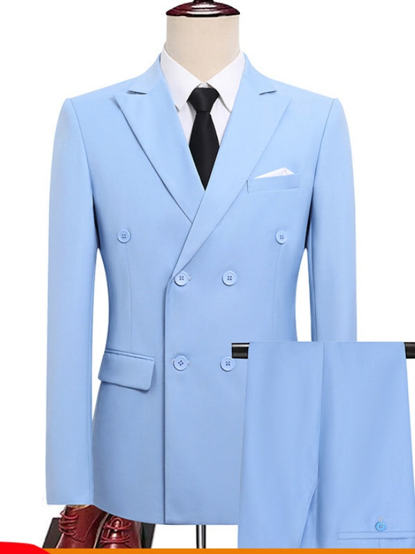 Business Slim-fit Suit Set 2-piece Sets