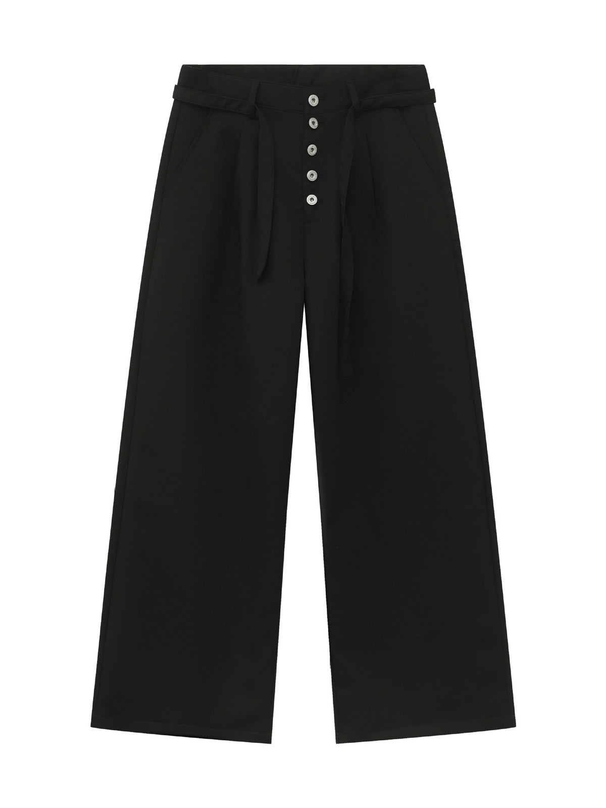 Double Pleat Loose-fit Straight-fit Dress Pants Pants