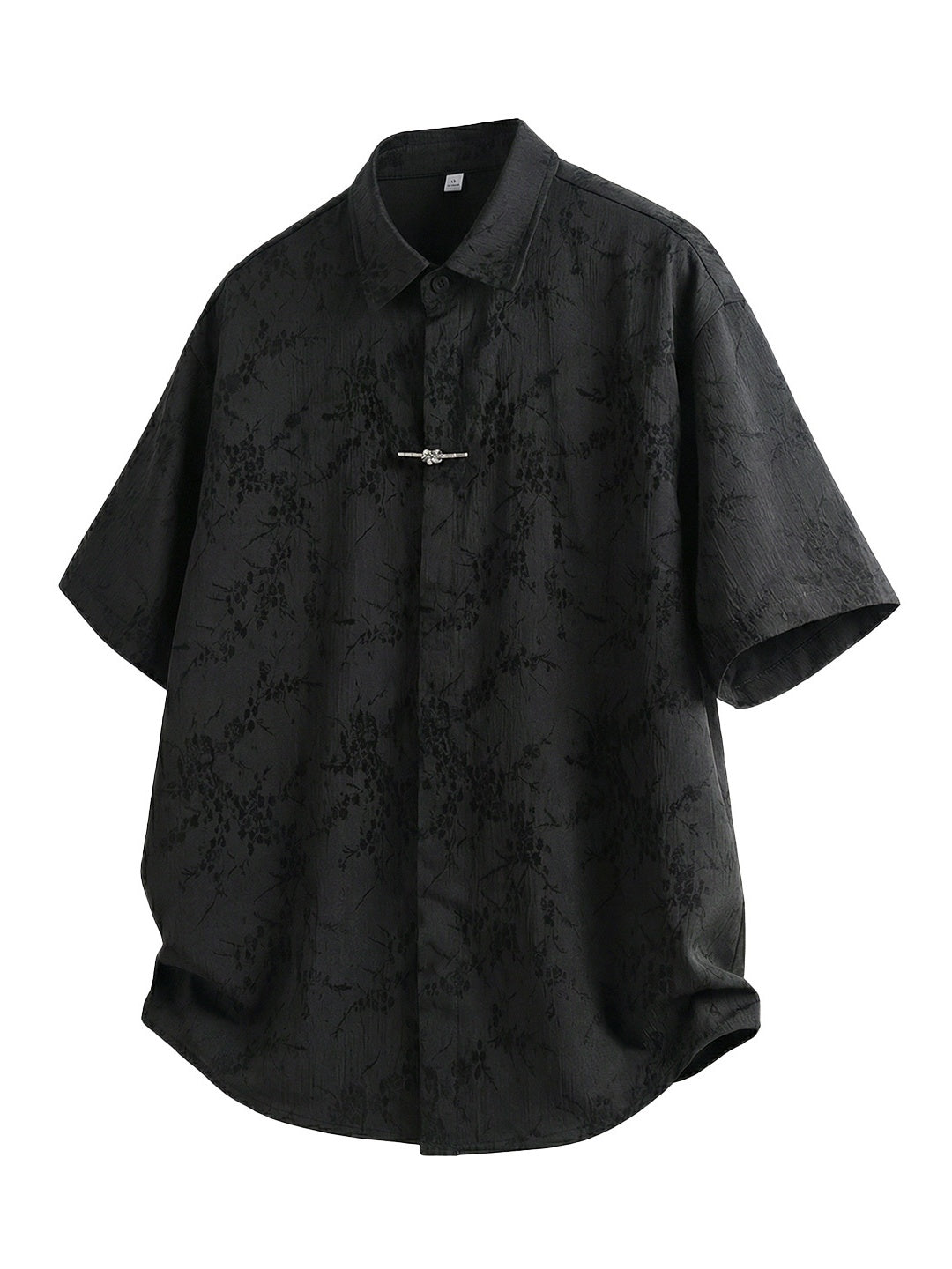 New Chinese Style Breathable Plum Bossom Loose-fit Shirts