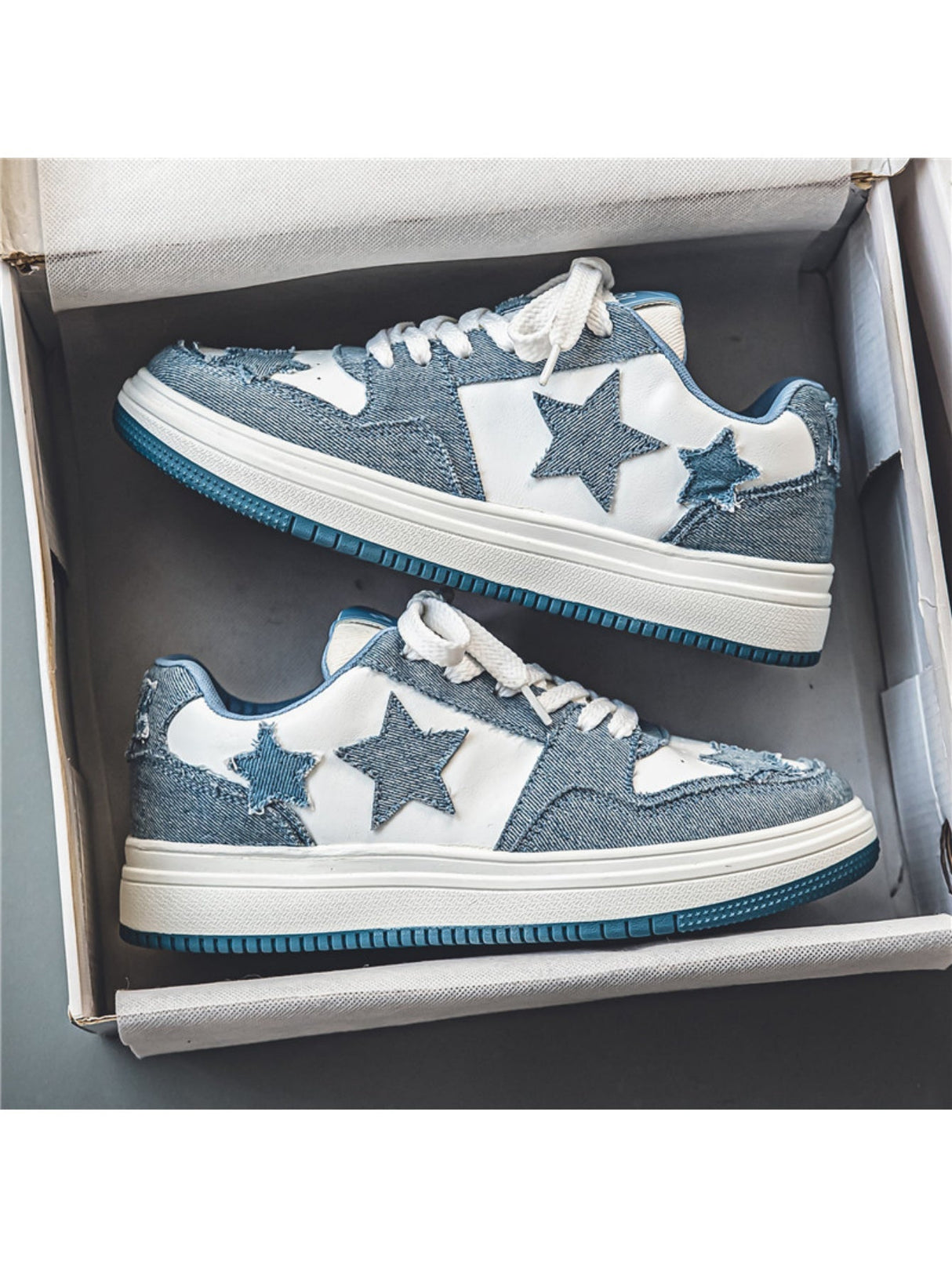 Liber Four Seasons Five-Pointed Star Men's Casual Sneakers