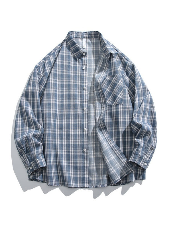 Liber Autumn Neutral wear Badge Solid Color Shirts